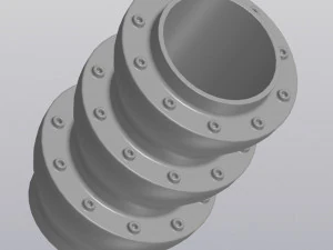Metal Vase Penholder 3D Print Model