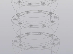 Metal Vase Penholder 3D Print Model