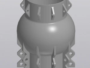 Tracery Vase Penholder 3D Print Model