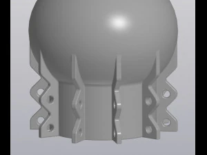 Tracery Vase Penholder 3D Print Model