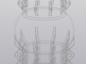 Tracery Vase Penholder 3D printmodel