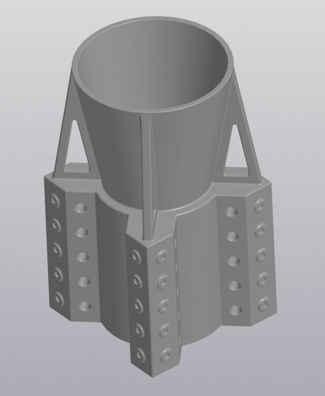 Geometric Vase Penholder 3D-printmodel .c4d .max .obj .3ds .fbx .stl .blend 