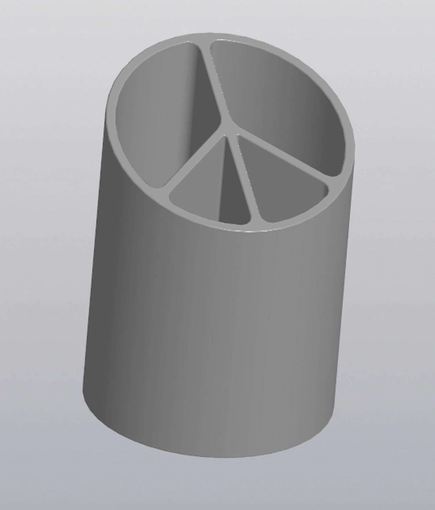 Peace Penholder Vase 3D Print Model .c4d .max .obj .3ds .fbx .stl .blend