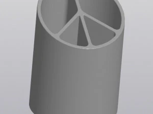 Vaso portapenne della Pace Modello di stampa 3D