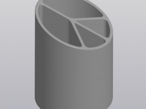 Peace Penholder Vase Modelo de Impressão 3D