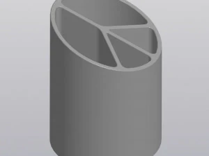 Peace Penholder Vase 3D Print Model