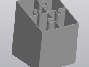 Puzzle penholder 3D Принт Модель