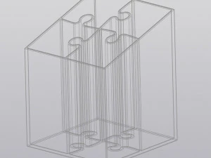 Puzzle penholder 3D Print Model