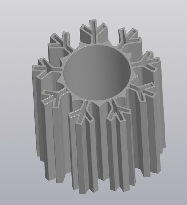 Penholder Vase Snowflake 3D Принт Модель .c4d .max .obj .3ds .fbx .stl .blend