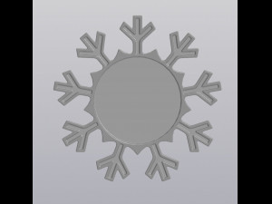 Penholder Vase Snowflake 3D Принт Модель