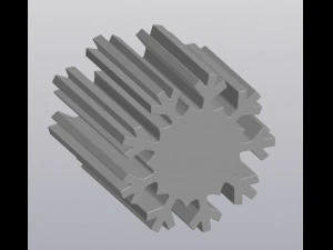 Penholder Vase Snowflake 3D Print Model
