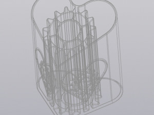 Heart with gear Penholder 3D Принт Модель