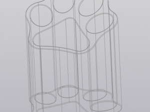 Paw print penholder 3D 프린트 모델