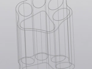 Paw print penholder 3D Print Model