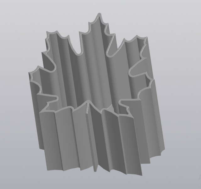 Maple leaf Penholder Holder for small things 3D Print Model .c4d .max .obj .3ds .fbx .stl .blend 
