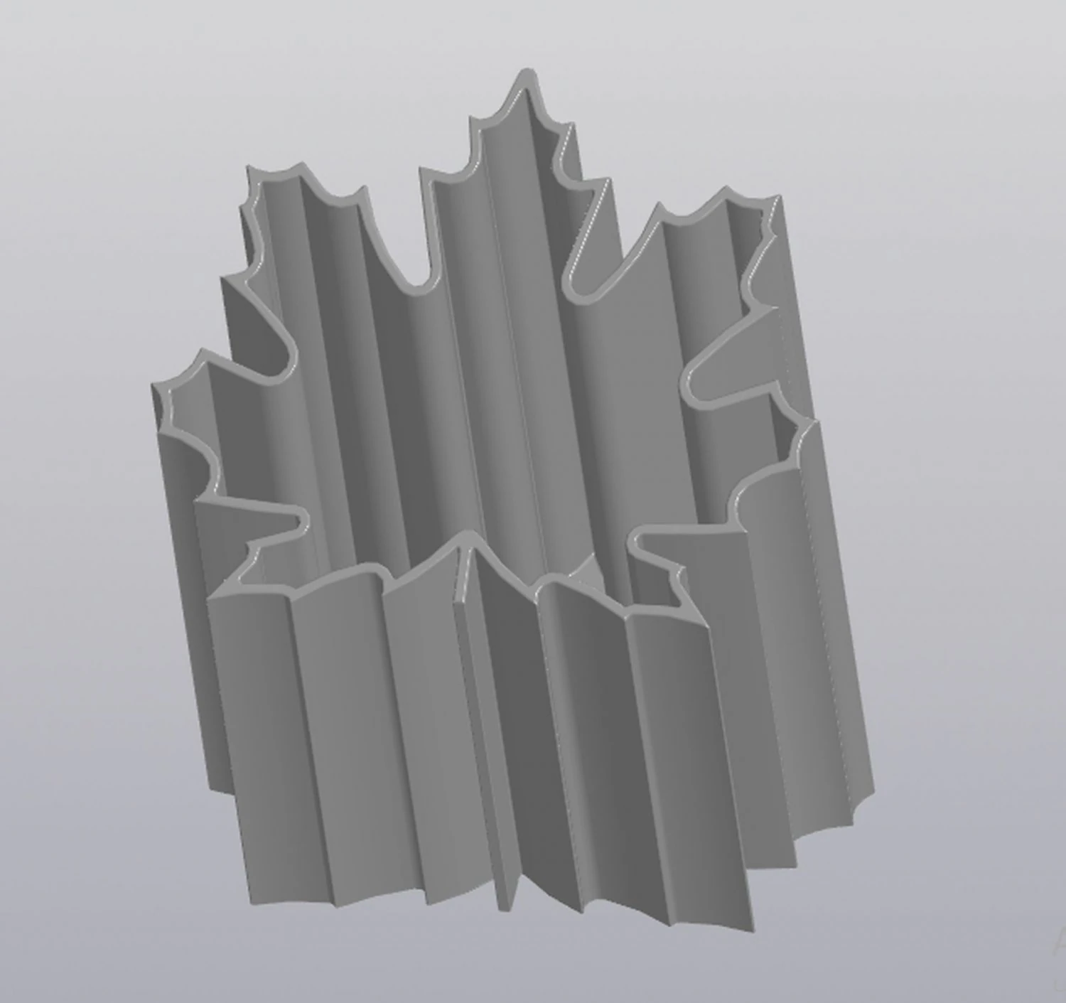 Maple leaf Penholder Holder for small things 3D Print Model .c4d .max .obj .3ds .fbx .stl .blend 