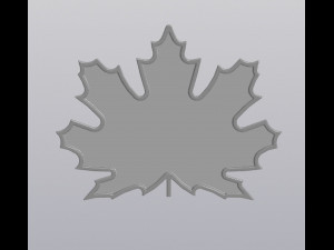 Maple leaf Penholder Holder for small things 3D Print Model