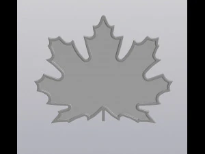 Maple leaf Penholder Holder for small things 3D Print Model