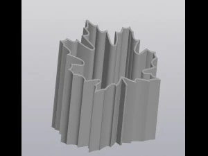 Maple leaf Penholder Holder for small things 3D Print Model