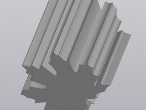 Maple leaf Penholder Holder for small things 3D Print Model