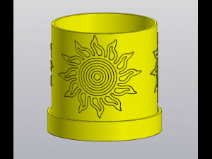 Sunny planter Modelo de impresión 3D