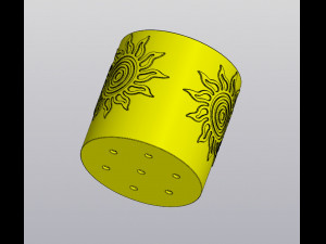 Sunny planter Model do druku 3D