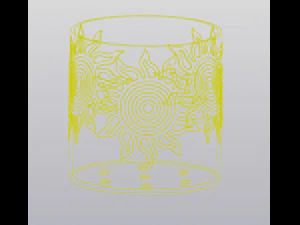 Sunny planter 3D Print Model