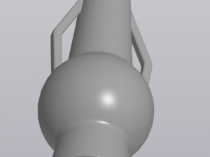 Vintage style vase Modèles 3D en vedette