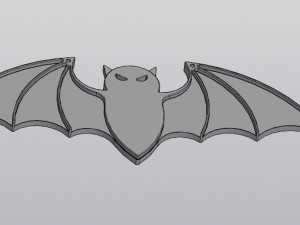 Bat Hanging Halloween decoration 3D 프린트 모델