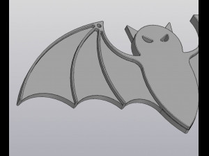 Bat Hanging Halloween decoration 3D 프린트 모델