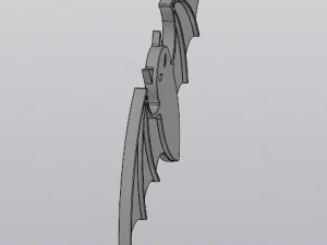 Bat Hanging Halloween decoration 3D Print Model