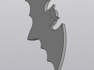 Bat Hanging Halloween decoration 3D Print Model
