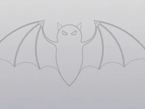 Bat Hanging Halloween decoration 3D Print Model