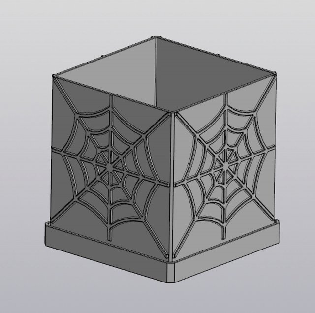 Spider web planter Modèles 3D en vedette .c4d .max .obj .3ds .fbx .stl .blend 