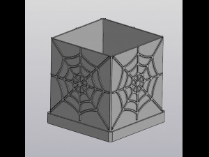 Spider web planter Modelo de impresión 3D