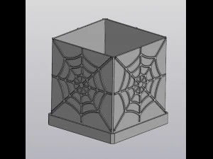 Penanam jaring laba-laba Model Cetak 3D