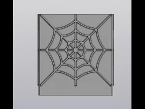 Spider web planter 3D Print Model