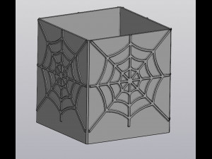 Spider web planter Modèles 3D en vedette