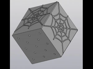 Spider web planter 3D Print Model