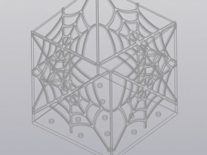 Spider web planter Modèles 3D en vedette