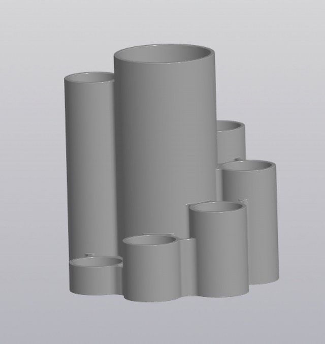 Pipes organizer 3D 打印模型 .c4d .max .obj .3ds .fbx .stl .blend 