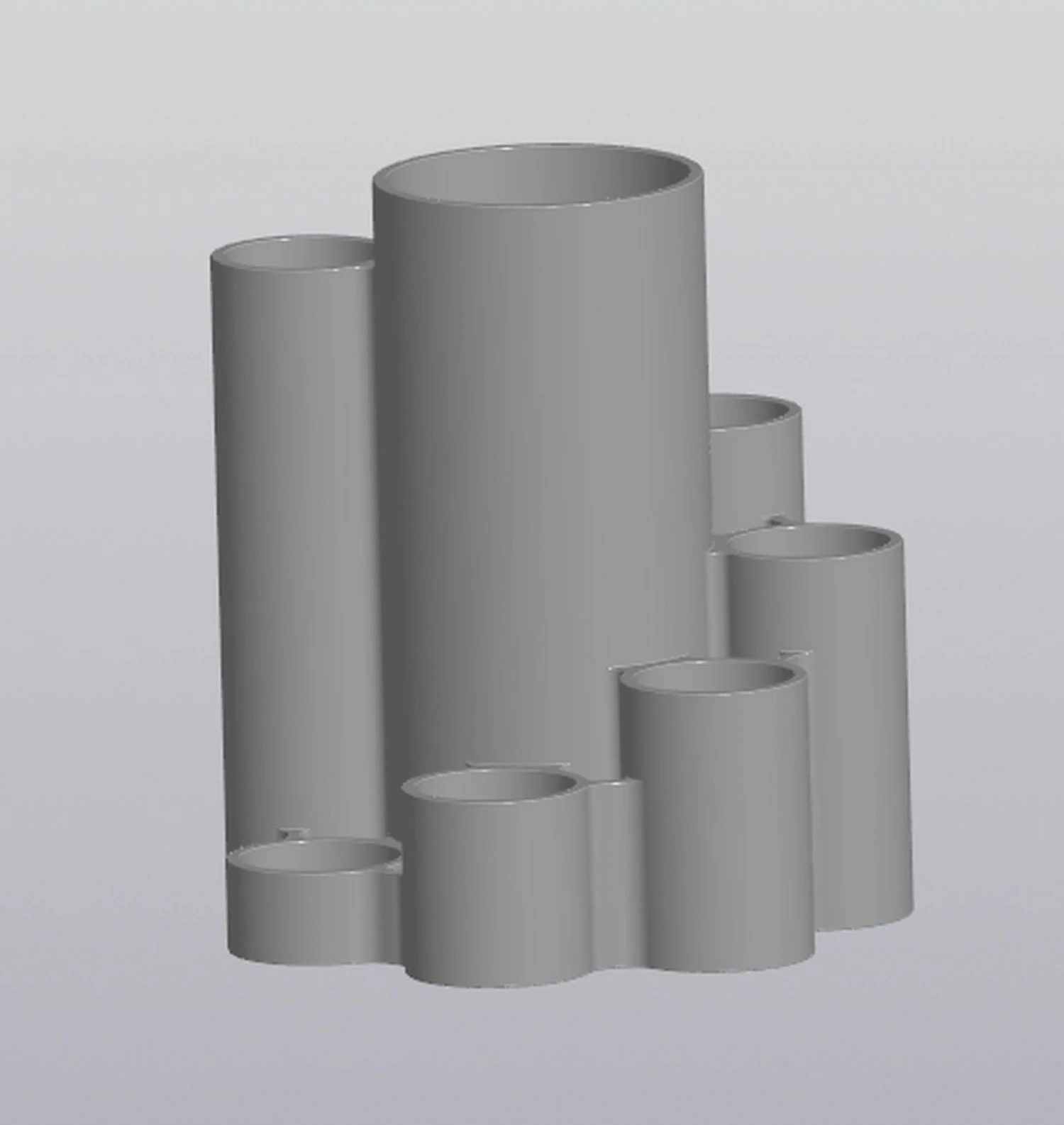 Pipes organizer 3D Print Model .c4d .max .obj .3ds .fbx .stl .blend 