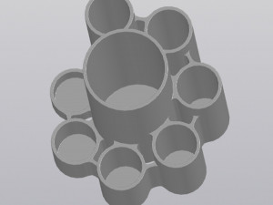 Pipes organizer 3D 打印模型