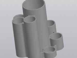 Pipes organizer 3D 打印模型