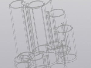 Pipes organizer 3D 打印模型