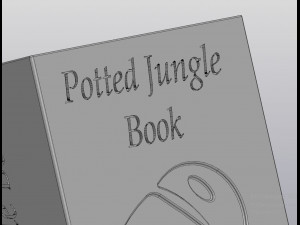Penholder Vase Potted jungle book 3D 打印模型