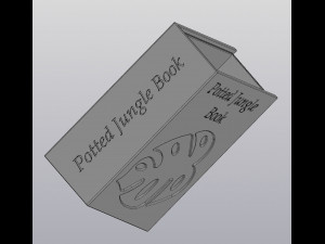 Penholder Vase Potted jungle book 3D 打印模型