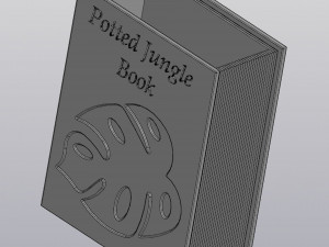 Penholder Vase Potted jungle book 3D 打印模型