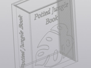 Penholder Vase Potted jungle book 3D 打印模型