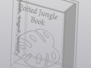 Penholder Vase Potted jungle book 3D 打印模型